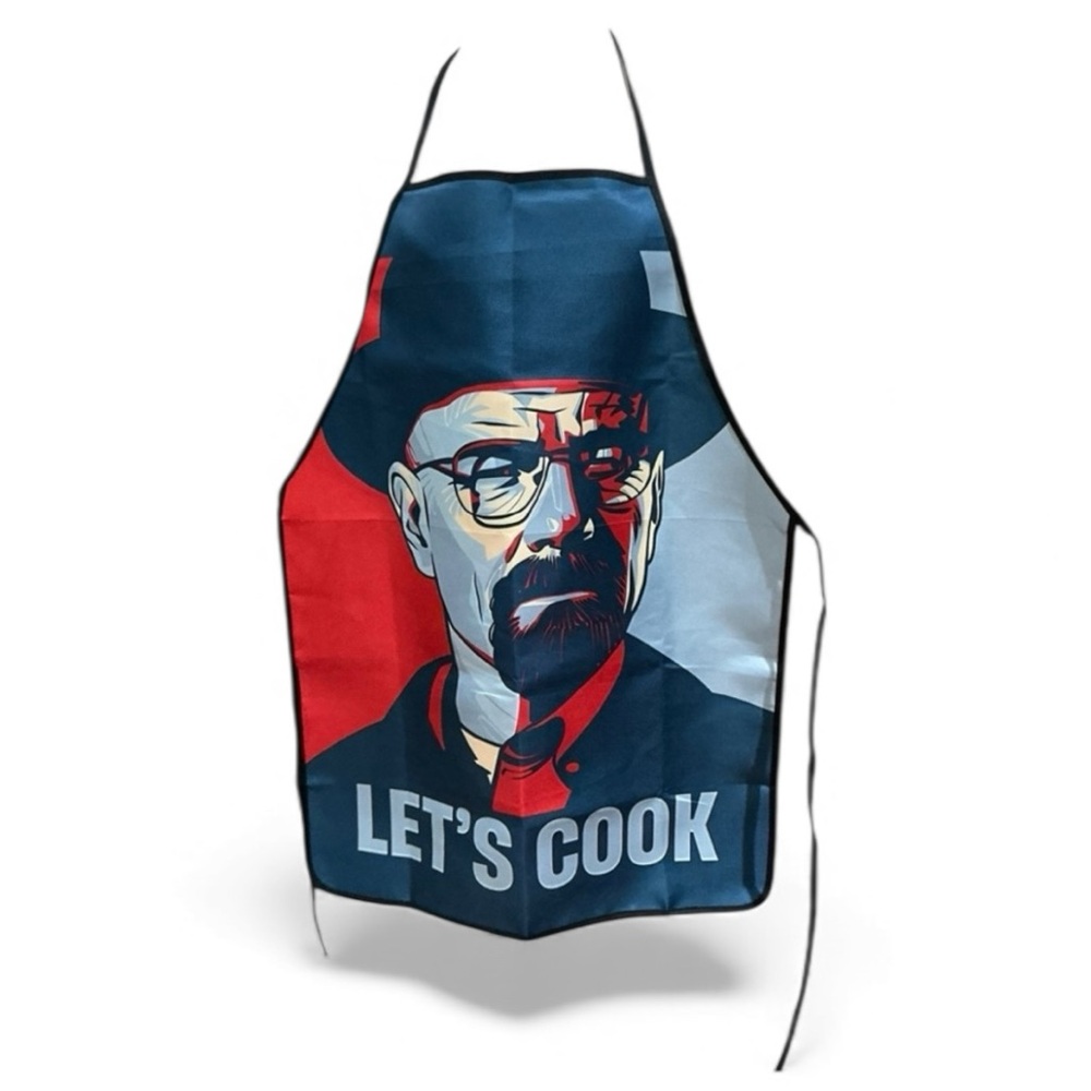 Breaking Bad Walter White Let’s Cook Apron BBQ Grilling Gift NWT Fathers Day